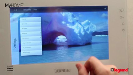 Nouvel écran MyHOME  SCREEN 10 de Legrand