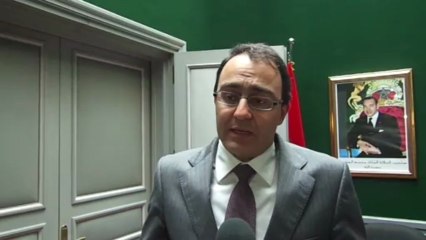 M.Karim Ghellab ...reçoit M.Tiéman Hubert Coulibaly Ministre des affaires Etrangéres et de la coopération internationale du Mali.