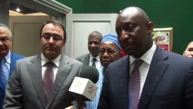 M .Karim Ghellab ...reçoit M.Tiéman Hubert Coulibaly Ministre des affaires Etrangéres et de la coopération internationale du Mali...
