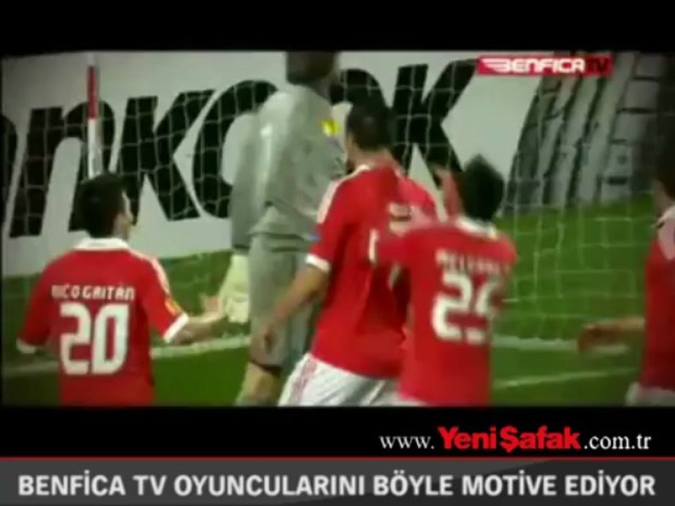 Benfica TV oyuncularını böyle motive ediyor