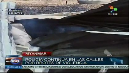 Continúa la violencia sectaria en Myanmar