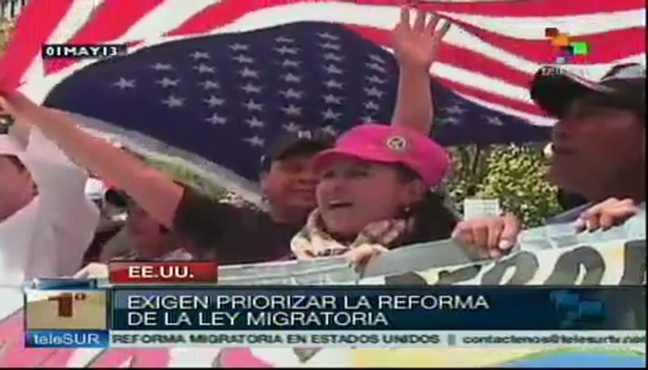Migrantes en EE.UU. exigen una reforma migratoria humana