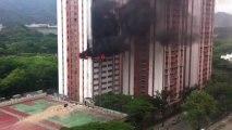 Incendio en las residencias Los Samanes del Valle