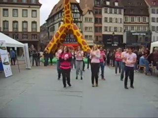Flash mob Strasbourgeoise à l'occasion du Printemps du Sport