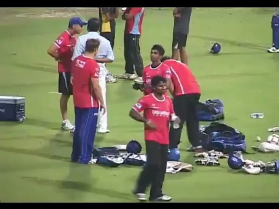 Rajasthan Royals in practice session