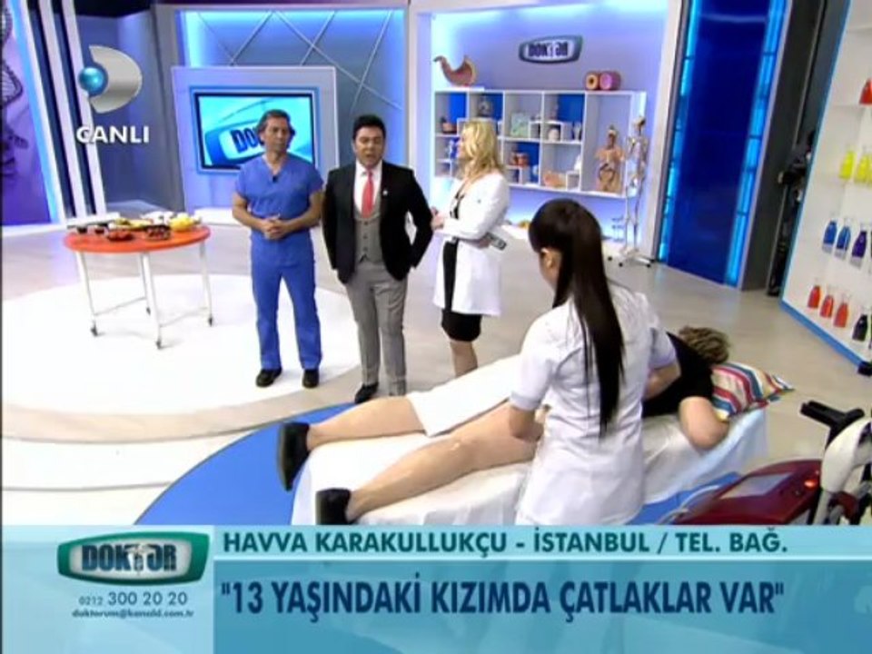 Dr.Mustafa Karataş Kanal D Doktorum Programı Selülit ve Çatlak Tedavisi 3