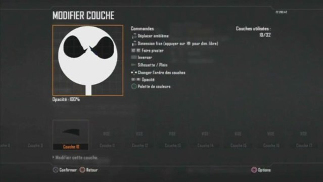 Emblème carte agent l'étrange noel de Monsieur Jack - Black Ops 2