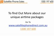 What airtime options are there for an isatphone pro satellite phone