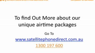 What airtime contracts are available for the isat phone pro satphone