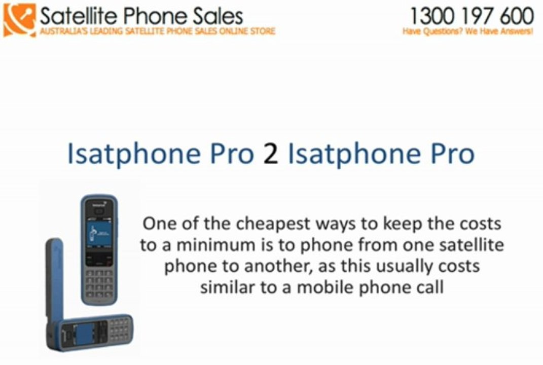 How much does it cost me to call an isatphone pro from a landline in Australia