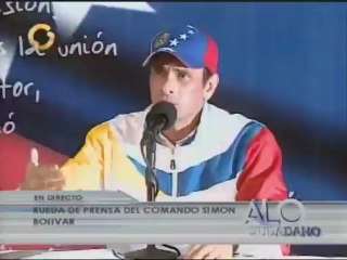 Download Video: Capriles: Hemos hecho una impugnación total del proceso electoral, no parcial