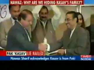 Nawaz Sharif accepting about Ajmal Kasav