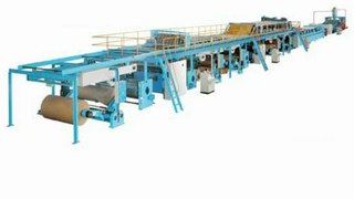 Computer three, five high-speed corrugated board production line