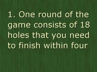 9 Basic Golf Rules For Beginners