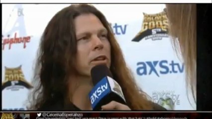 Megadeth - David and Chris interview on the black carpet (Golden Gods Awards 2013)