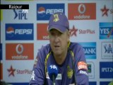 Kolkata Knight Riders Post match press conference02052013