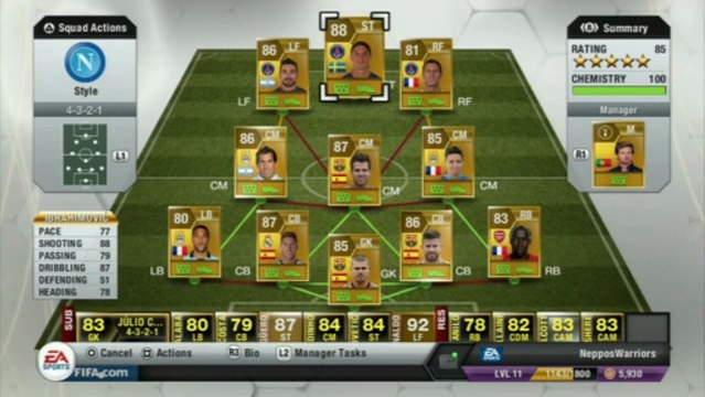 FIFA 13 Ultimate Team - SQUAD BUILDER - Ultimate FIFA Episode 21 - ZLATAN