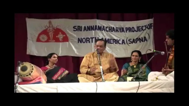 SRI ANNAMACHARYA PROJECT OF N.A. (SAPNA): DR. BALA MURALI KRISHNA: SAMAJAVARAGAMANA -2