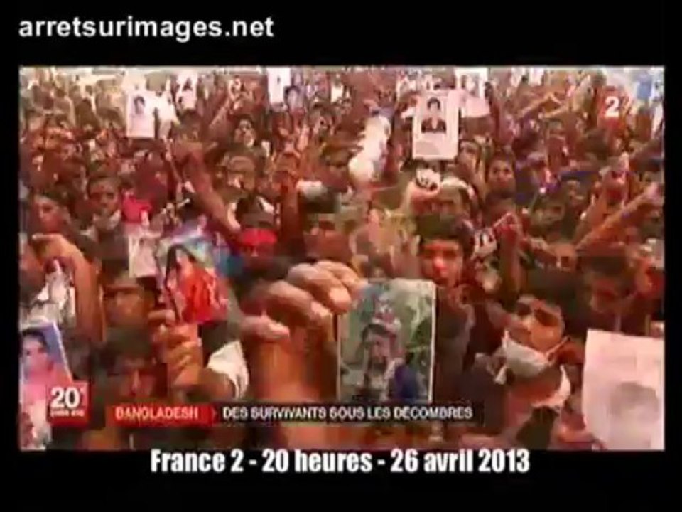 Extrait Arrêt sur images - "Bangladesh : la mode qui tue"