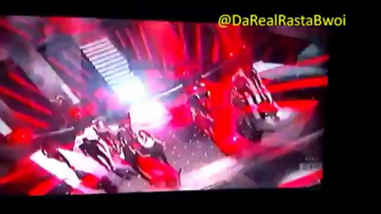 Amber, Angie, Candice & Kree Performing Crazy in Love on IDOL Result show 5/2/13