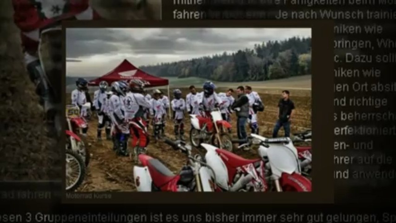 Motocross fahren