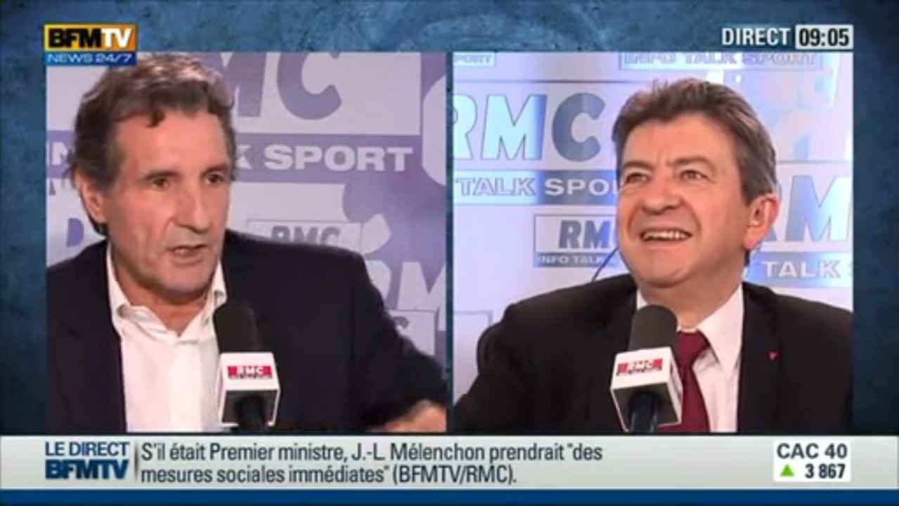 J.-L. Mélenchon à "Bourdin Direct RMC" le 03/05/2013 sur BFMTV/RMC