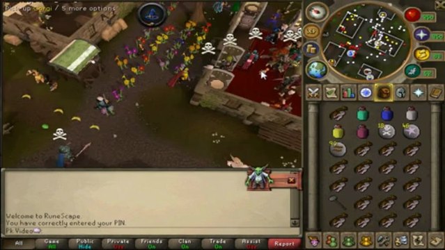 Runescape: Chris Archie's Full Gilded Pk Commentary!