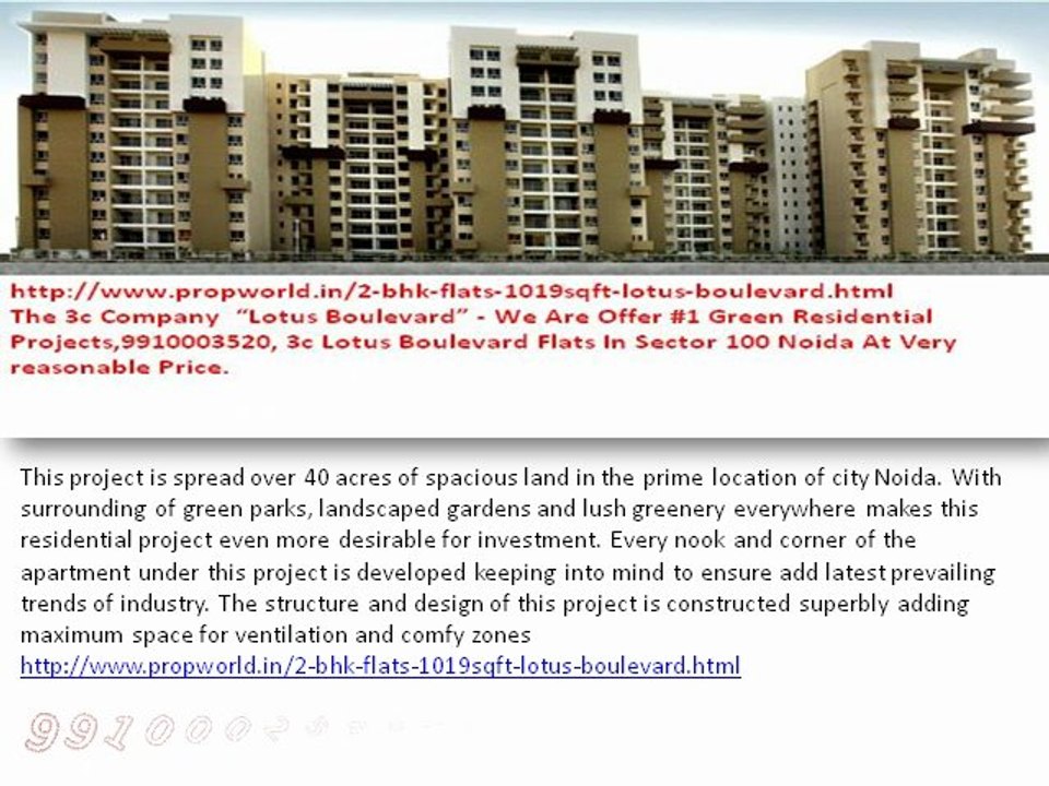 3C group  Lotus Boulevard ,9910006454, Lotus Boulevard Noida Lotus Boulevard Sector 100