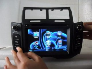 Download Video: Auto DVD Navigation TV Bluetooth fit for toyota Yaris