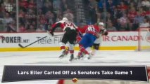 Senators, Canadiens Battle in Montreal