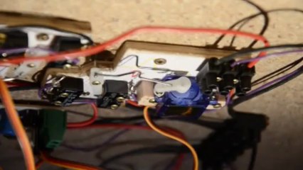 Test servo pour  moteur aiguille