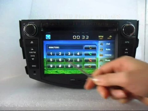 Auto Radio DVD GPS TV Bluetooth fit for toyota RAV4