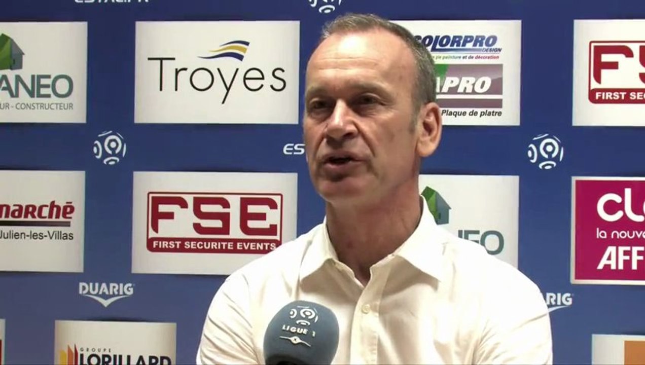 Avant match Estac/Evian avec Jean-Marc Furlan