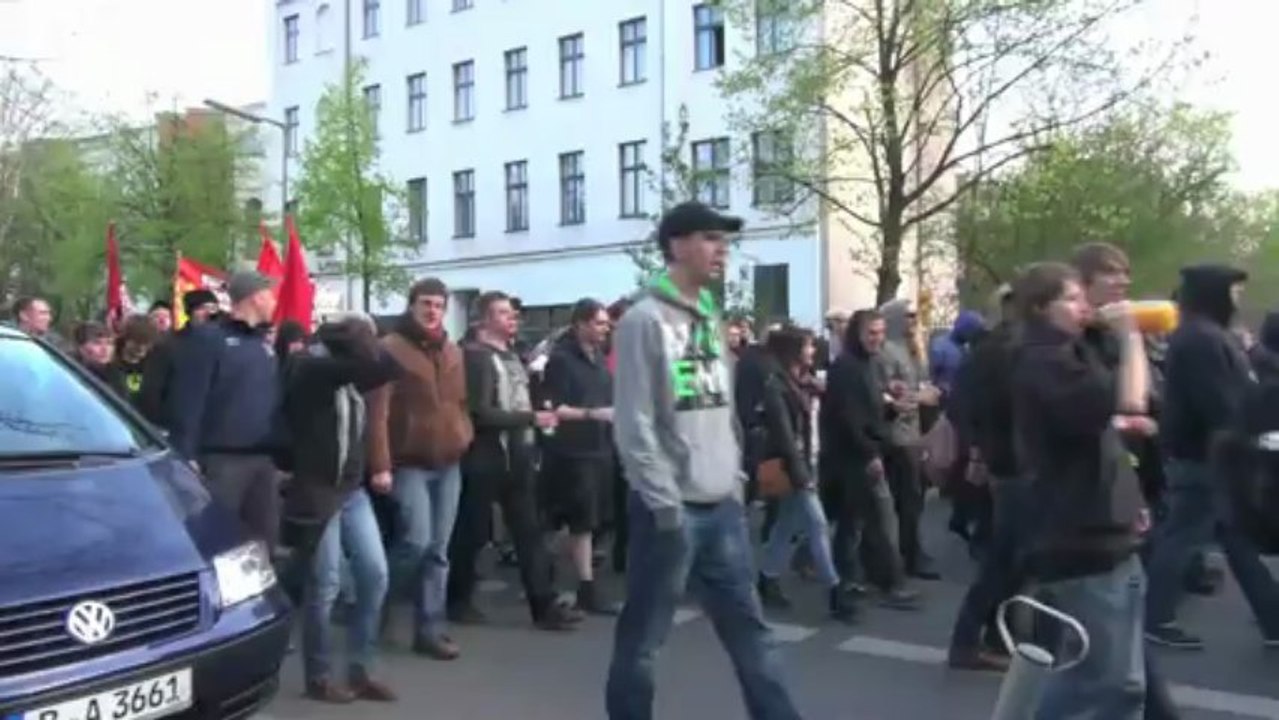 May Day Protest in Berlin 2013