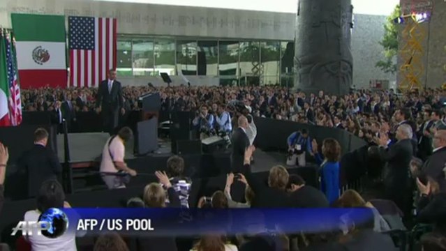 Devant des étudiants, Obama salue un nouveau Mexique