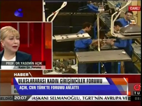 Prof. Dr. Yasemin Açık, CNNTURK'e Konuk Oldu - Kanal E