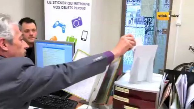 Sticknwizz aux objets trouvés de la SNCF