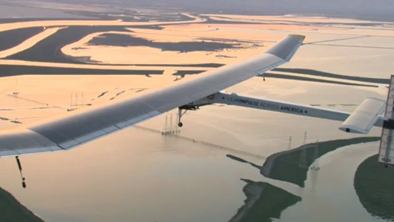 Solar-powered plane sets off on US coast-to-coa...