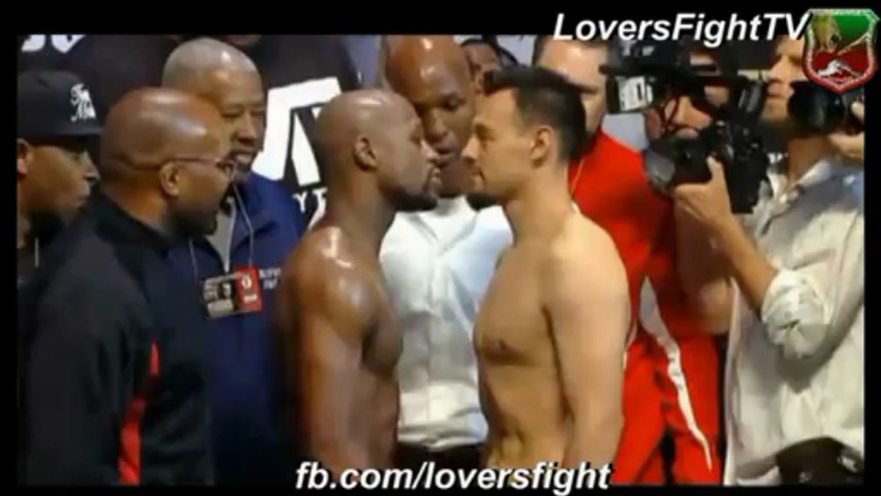 Floyd Mayweather vs Robert "The Ghost" Guerrero face to face
