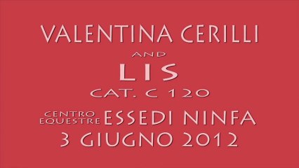 Valentina Cerilli e LIS,  Essedi Ninfa LT  03 giugno 2012mpg