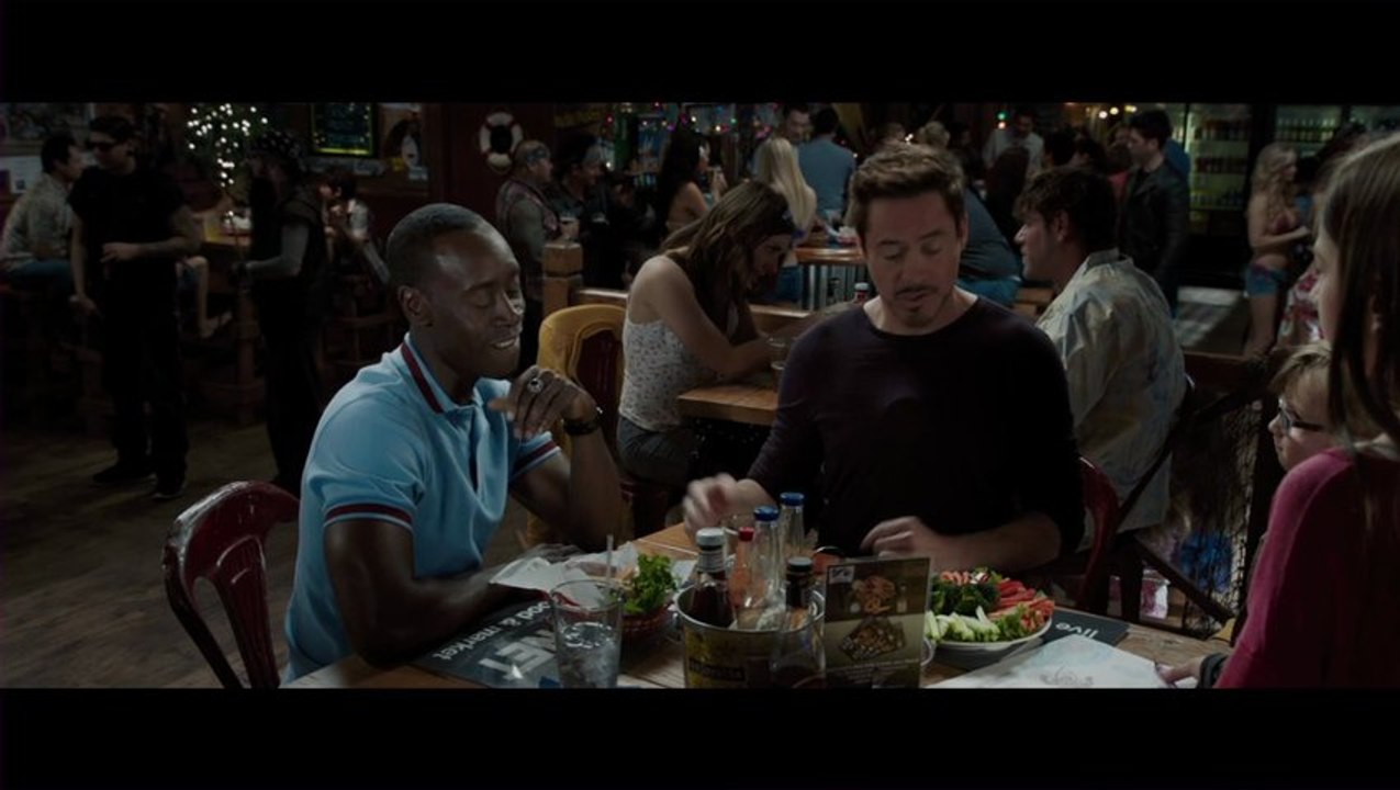 Iron Man3 Rhodes is Worried About Tony