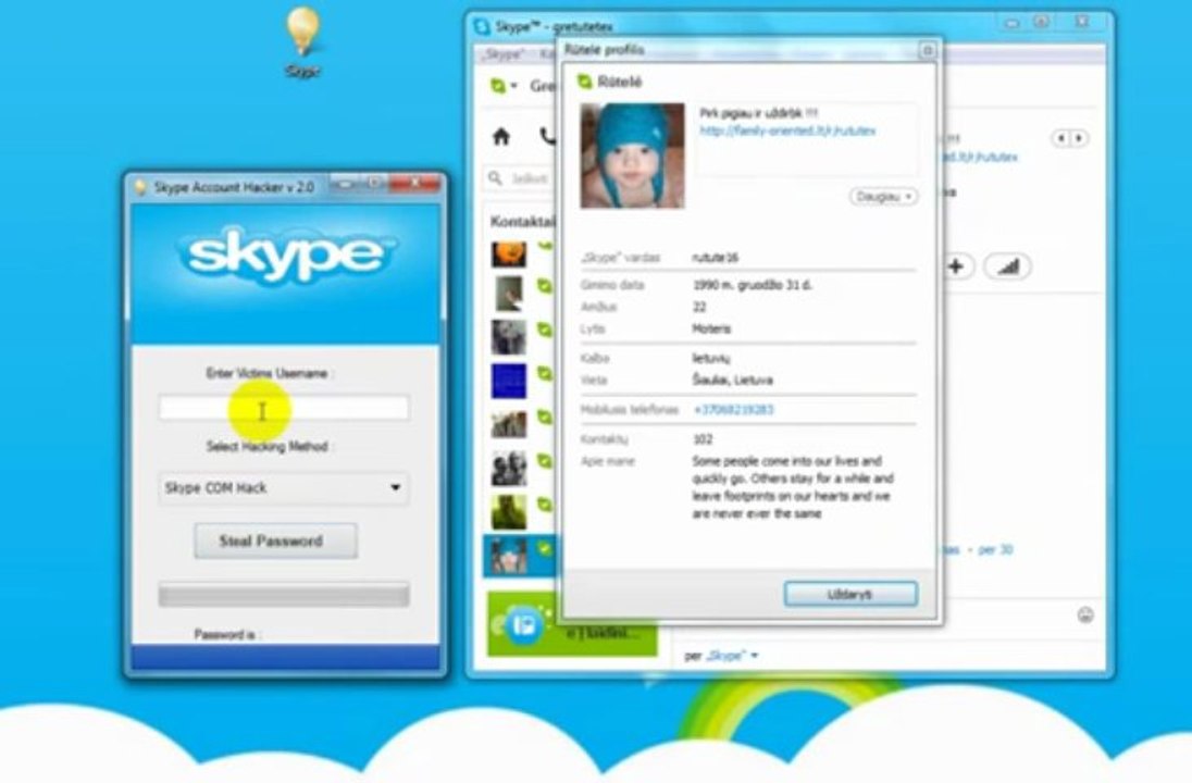 NEW Skype Password Hack v2.0