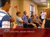 LATINA: FILE E PROTESTE AL PRONTO SOCCORSO