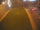KAYSERİ MOBESE-Kayseri'de trafik kazaları Mobese kamerasına yansıdı