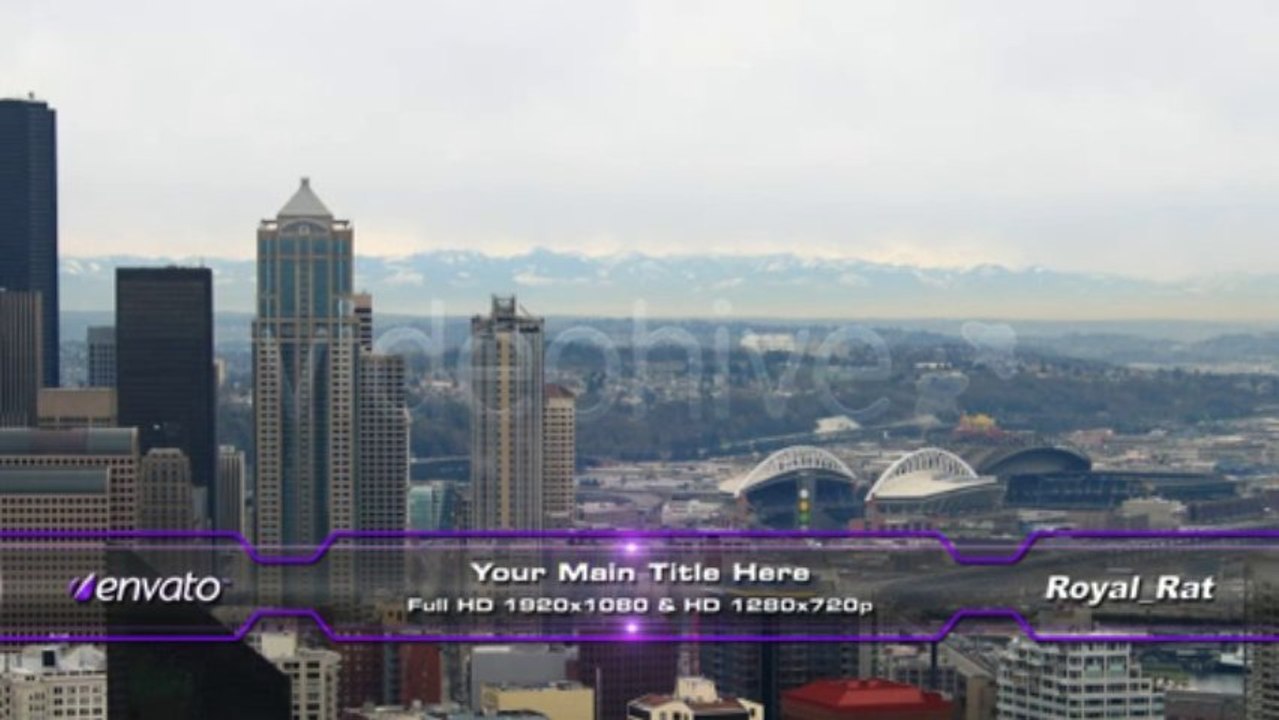 Stroke Lower Third - After Effects Template