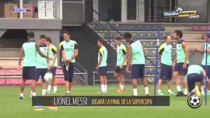 El Camp Nou define la Supercopa con Messi en el once