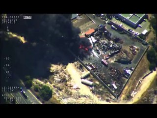 Feu de casse automobile à Vitrolles  le 26.08.2013