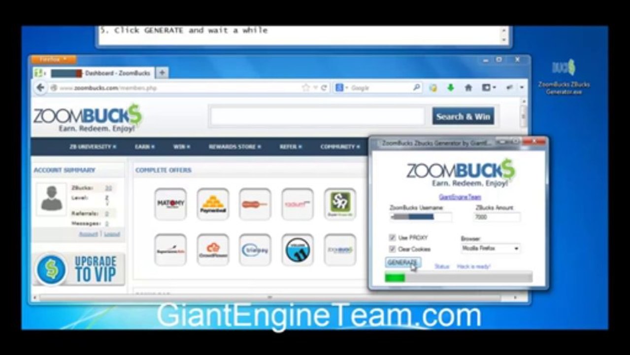 ▶ ZoomBucks ZBucks Generator Hack Free Download (no password, no survey)