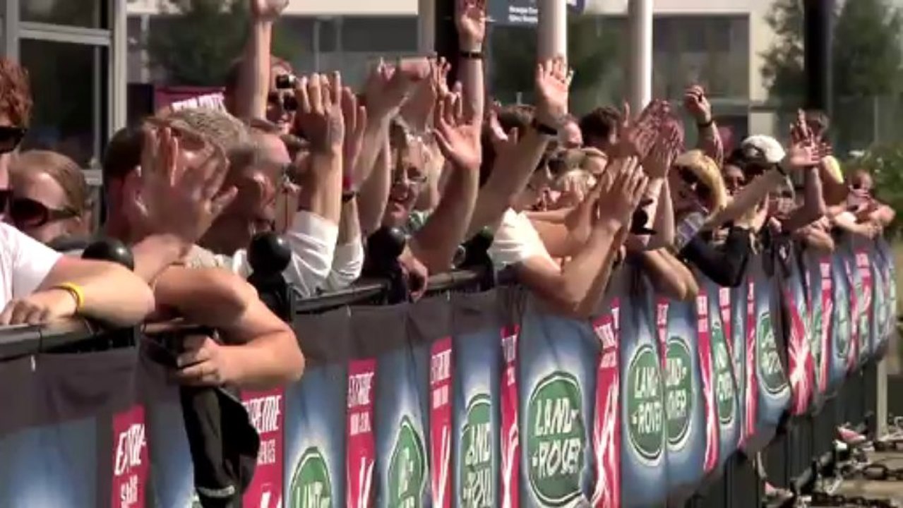 Festival atmosphere for UK round of Extreme Sailing Series Cardiff Presented by Land Rover