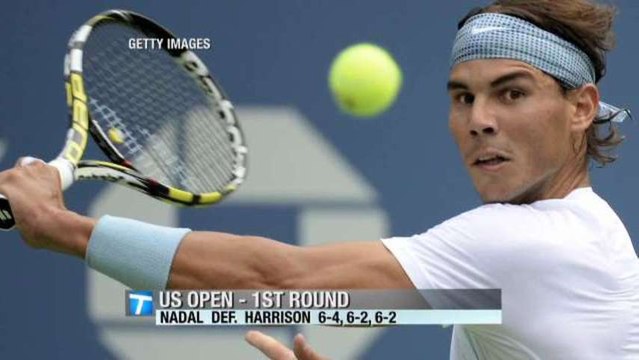 Serena & Nadal Advance, Blake Retires